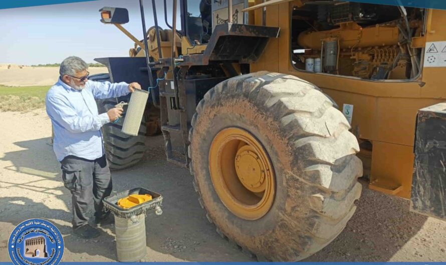 قسم الصيانة يُنجز أعمال معالجة فنية لقناة MC4 في منطقة السلحبية