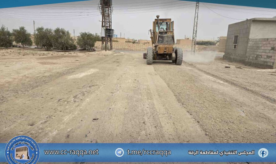 اتحاد البلديات ينجز 60% من خطة تعبيد الطرقات في بلديتي السبخة وزور شمر