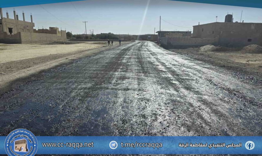 بلدية زور شمر تُنجز أعمال تعبيد الطرق وتواصل مشاريع البنية التحتية