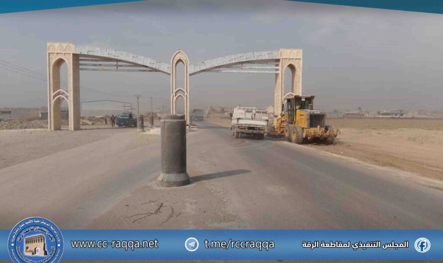 ردم مجرور جديد في حي الرومانية واستكمال تأهيل المدخل الشرقي للمدينة