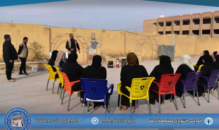 جلسة توعية حول مخاطر الحرائق المنزلية في روضة “فرح”