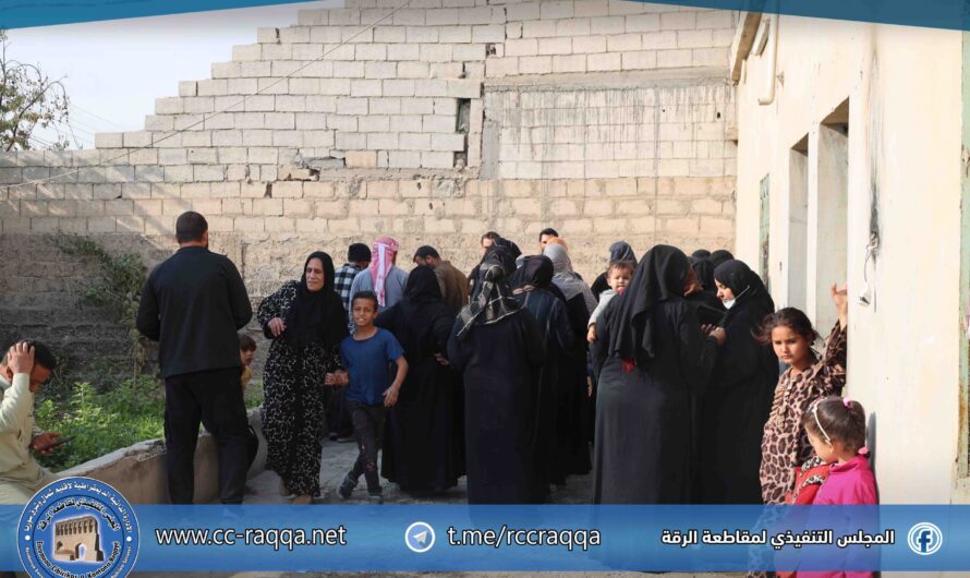 مكتب التدفئة يواصل تشييك بطاقات التدفئة في أحياء مدينة الرقة