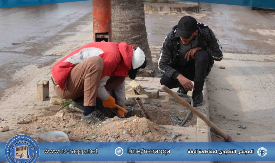 ورشات الإنارة تواصل إصلاح الأعطال في شوارع المدينة بعد أعمال تخريبية