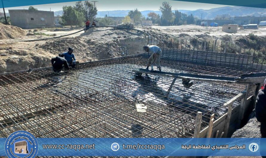استكمال المرحلة الأخيرة من مشروع العبارة الصندوقية على أوتستراد الرقة / دير الزور