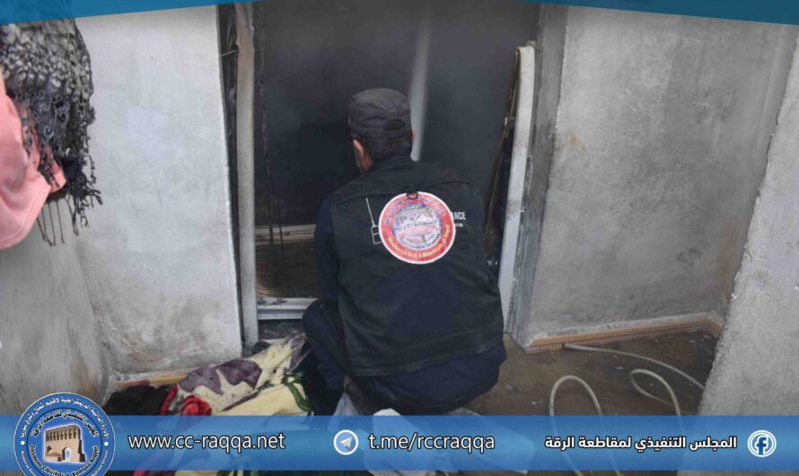 إخماد حريق في أحد المنازل جنوب فرن مرعي