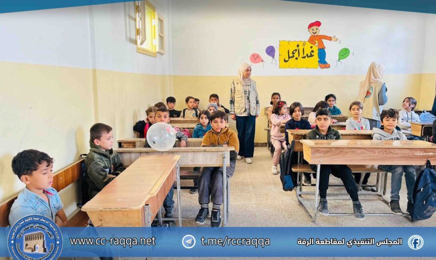 نشاط توعوي بيئي في مدرسة جنين الابتدائية