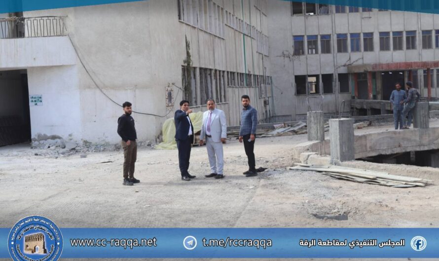 الرئاسة المشتركة للمجلس التنفيذي تجري زيارة ميدانية لمتابعة نسب الإنجاز في أعمال إعادة تأهيل المشفى الوطني