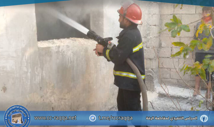 إخماد حريق نشب في أحد المنازل قرب دوّار البرازي بلا إصابات