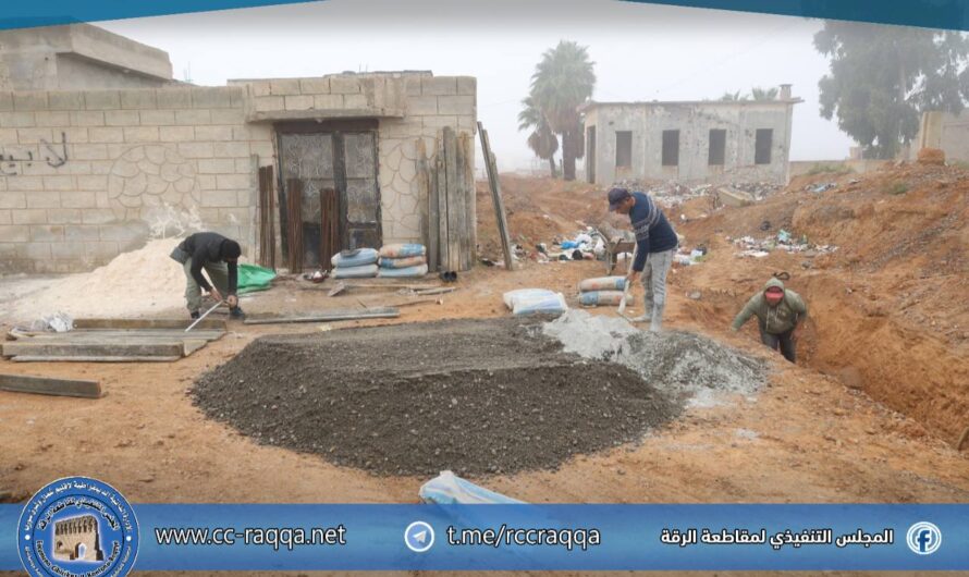 مواصلة أعمال مشاريع الصرف الصحي وتحسين البنى التحتية في المدينة